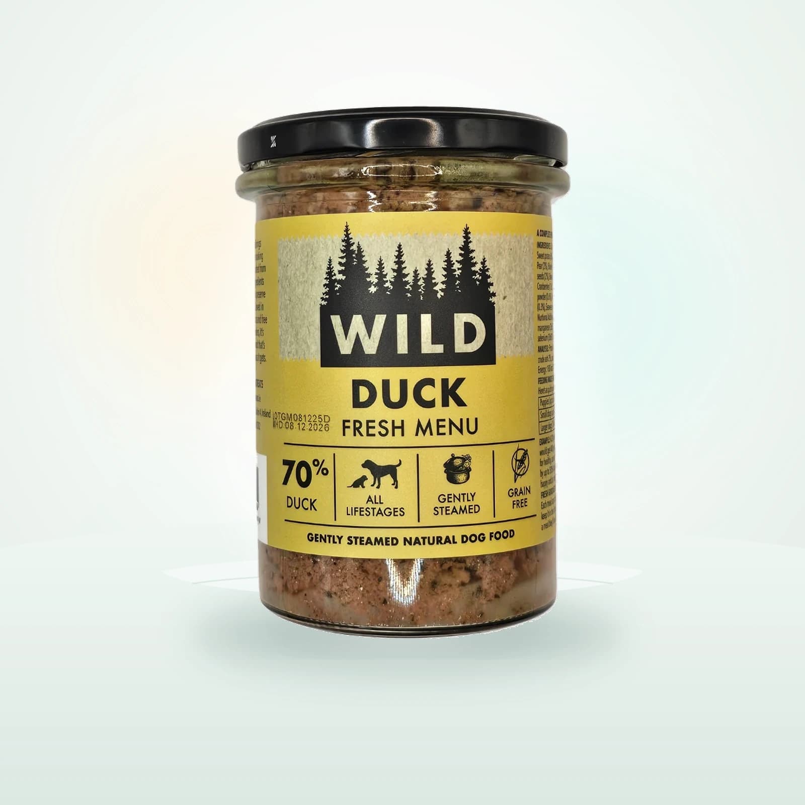 Wild Fresh Dog Food Jar - Duck