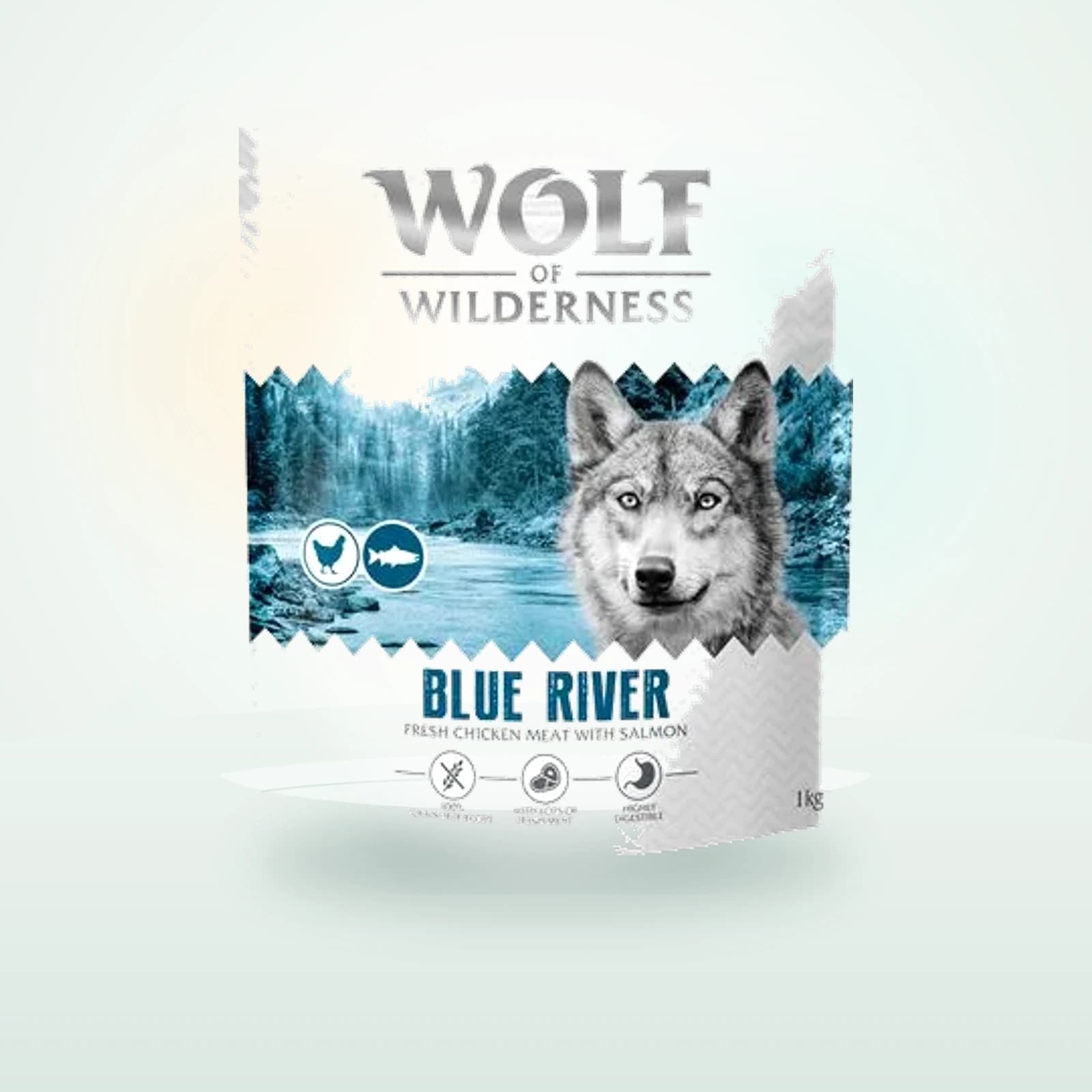 Wolf of Wilderness Adult Blue River saumon