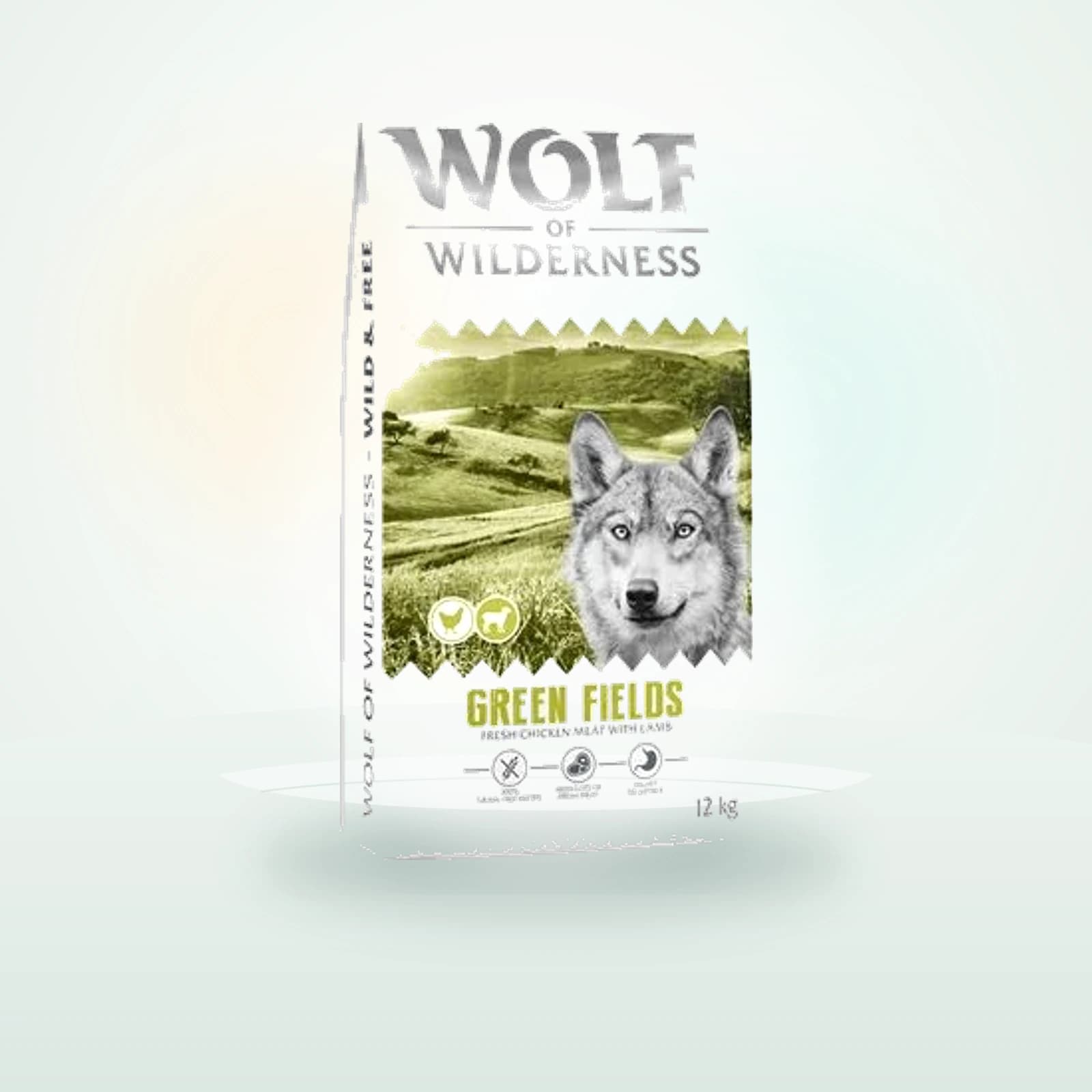 Wolf of Wilderness Adult Green Fields - Lamb