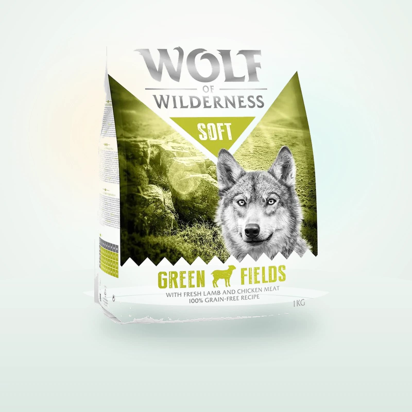 Wolf of Wilderness Adult Soft, Green Fields Lam