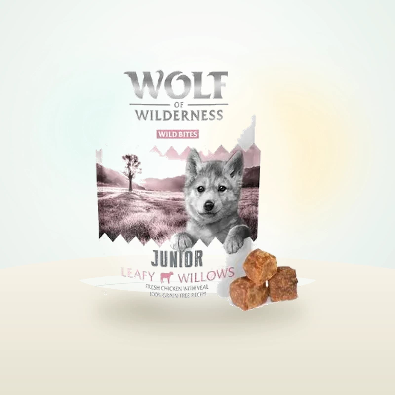 Wolf of Wilderness Bouchées à la viande Junior
