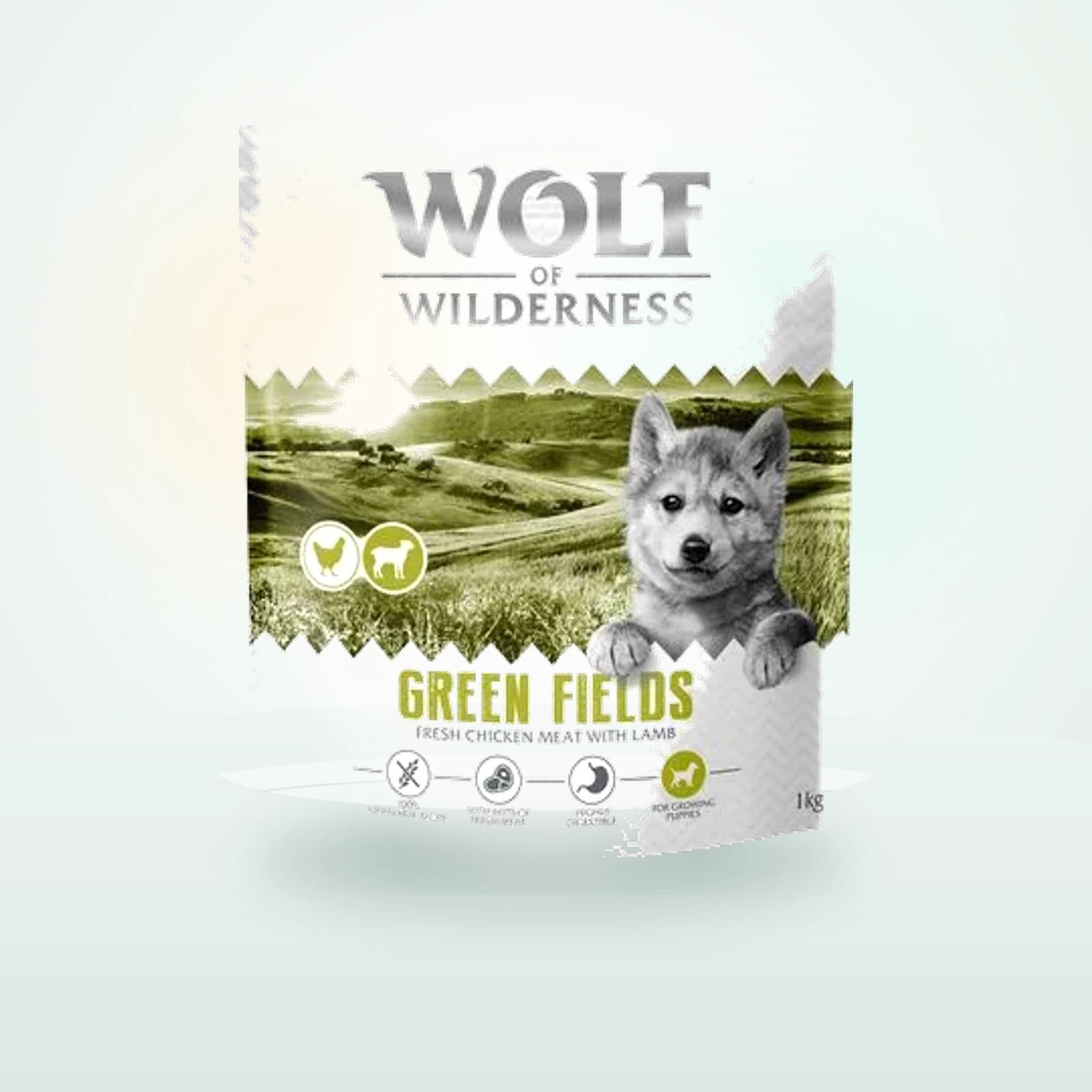 Wolf of Wilderness Junior Green Fields Lamb