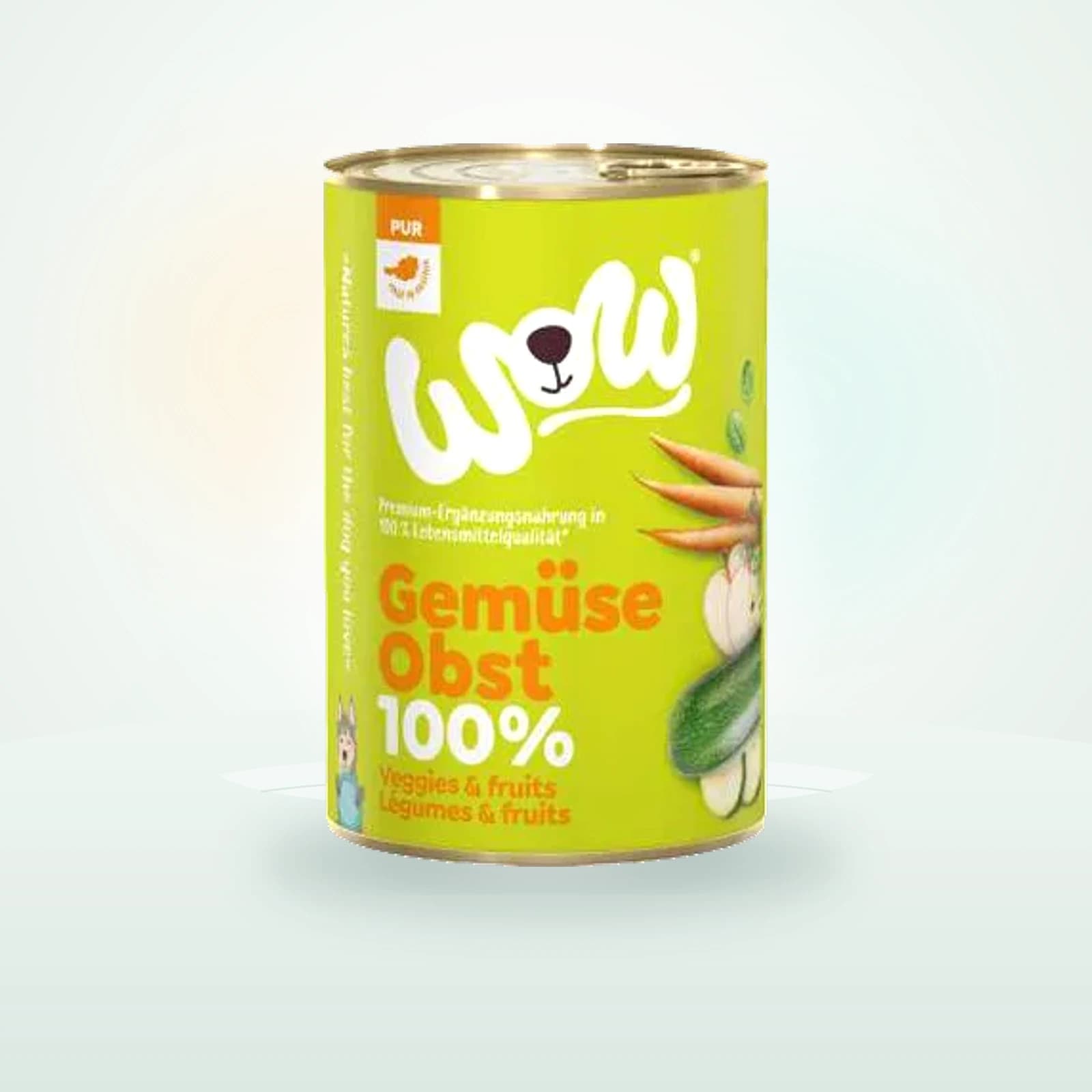 WOW! ! PURE 100% Dog Food - Vegetables and Fruit - Canned
