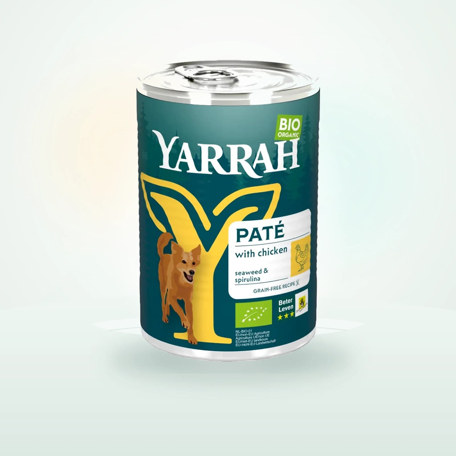 Yarrah Paté Hond Blik met Kip Bio