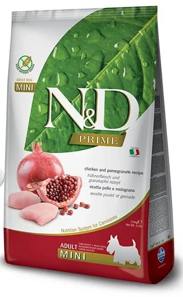Natural&Delicious N&D Prime Dog Adult Mini Chicken/Pomegranate Grain-free