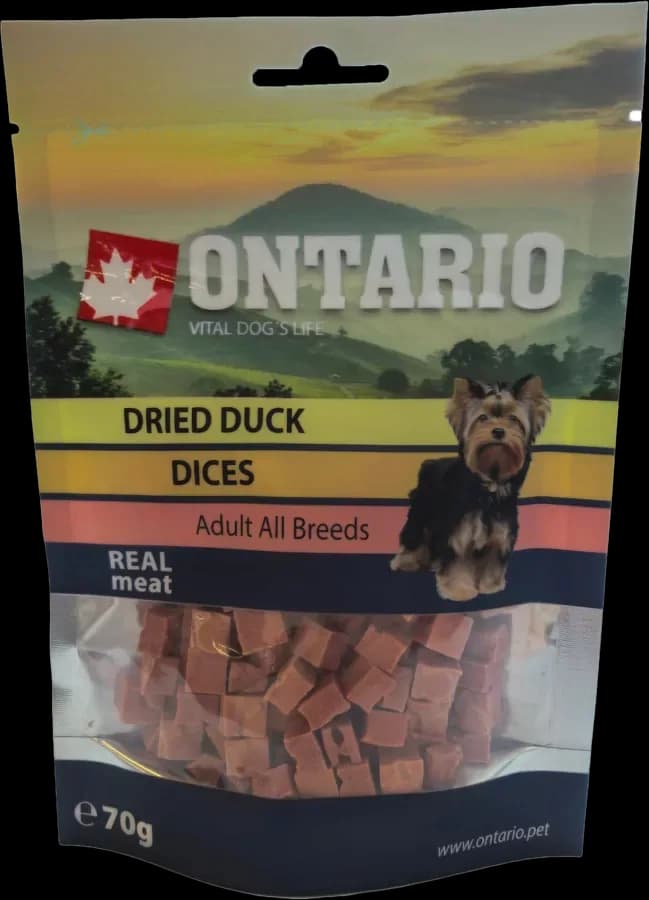 Ontario Snack Duck Dice Small dog