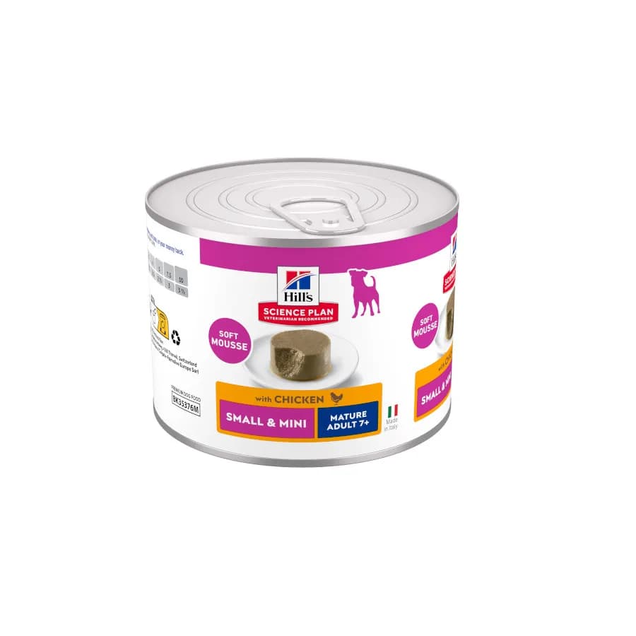 Hill's Science Plan Science Plan Mature Small y Mini Mousse de Pollo lata