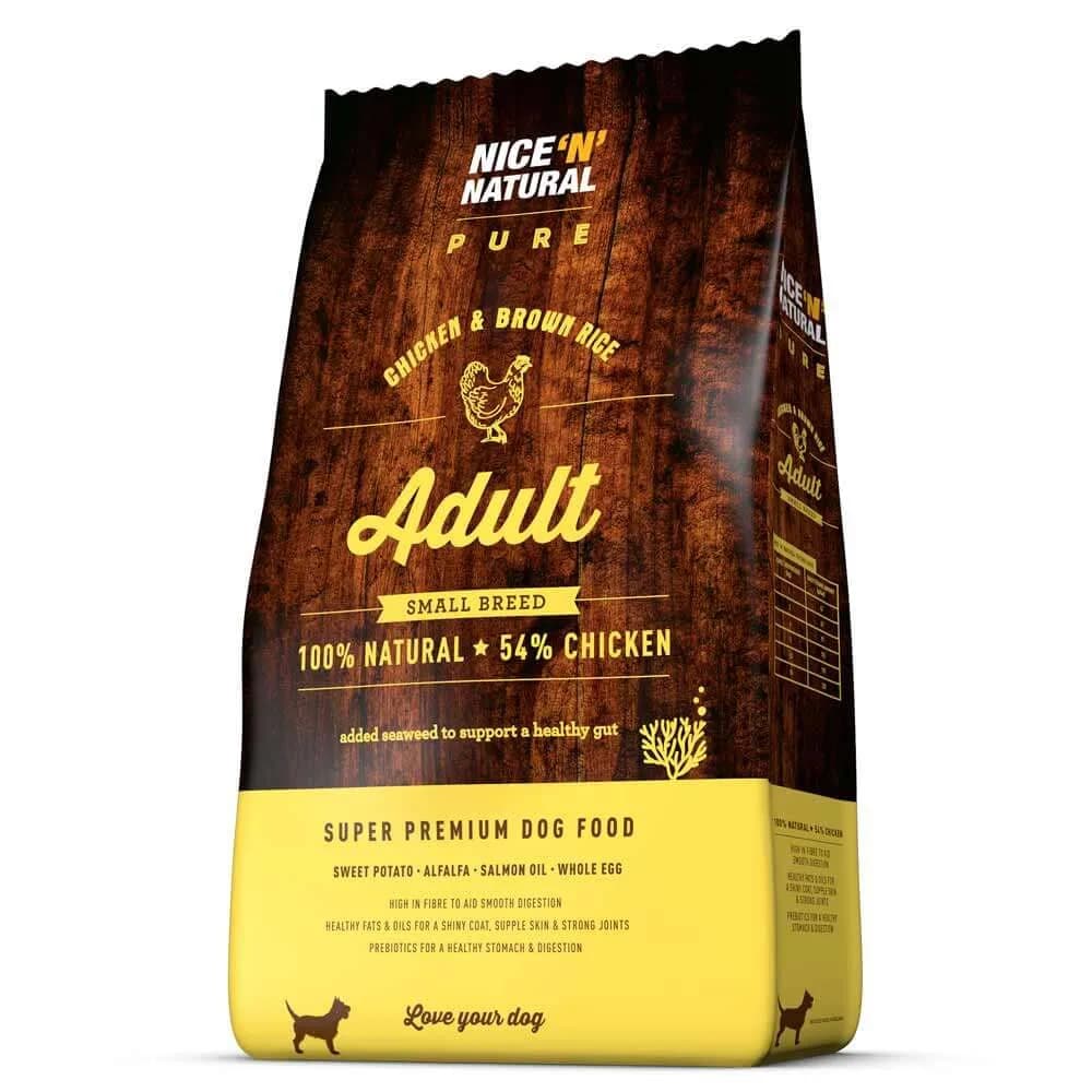 Nice N Natural Pure Small Breed Chicken Brown Rice Adult Dog Food