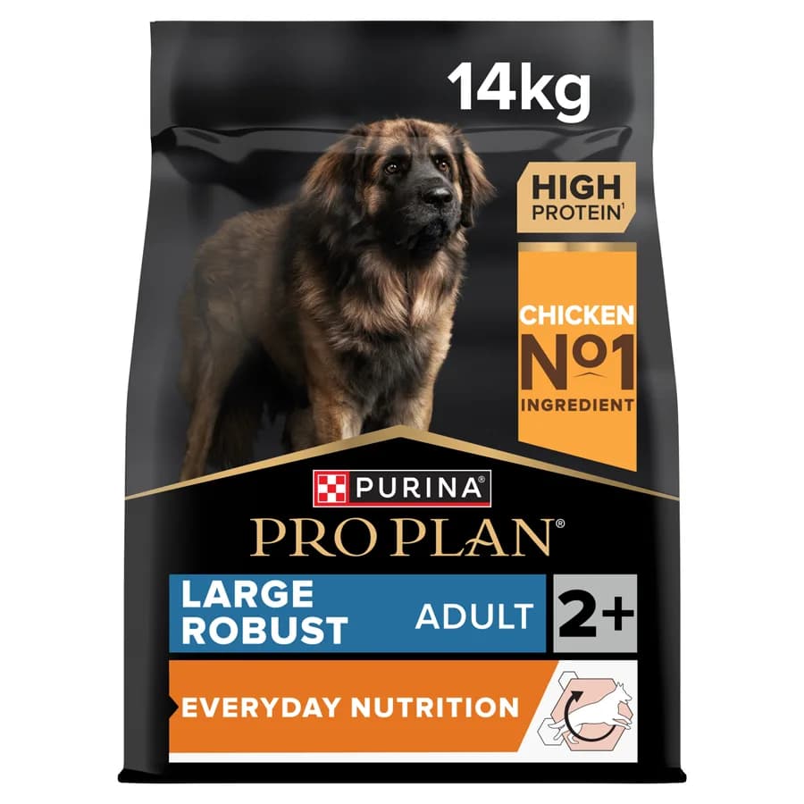 Purina Pro Plan Large Robust Everyday Nutrition Adult Dry Dog Food Chicken