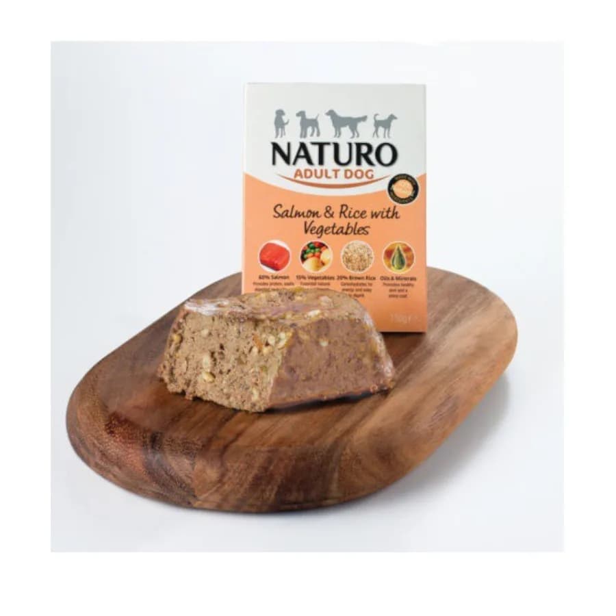 Naturo Adult Salmón con Arroz y Vegetales tarrina