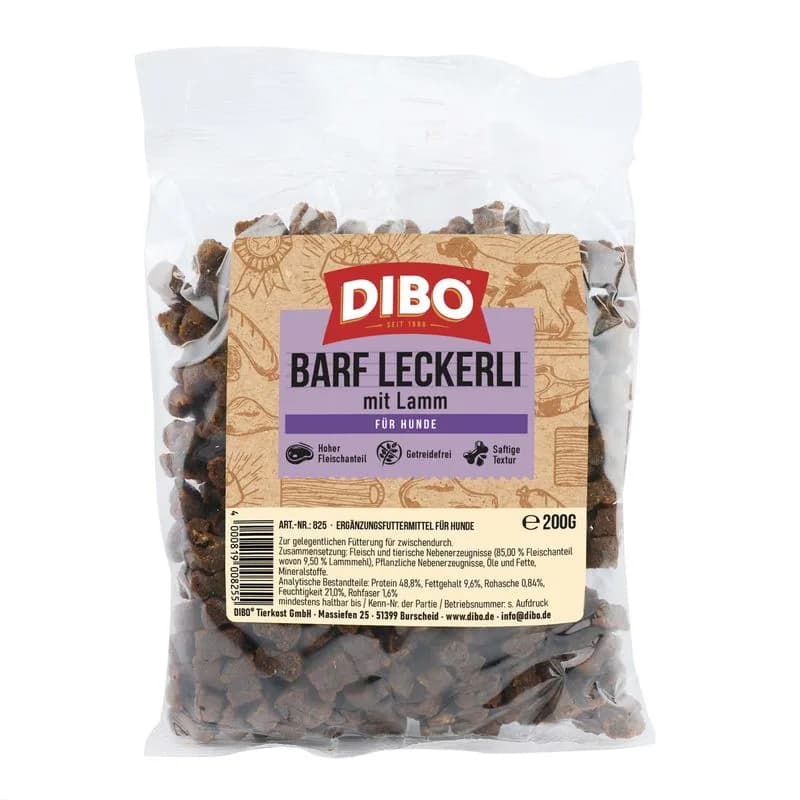 Hundgodis Tuggben DIBO BARF-godis med lamm
