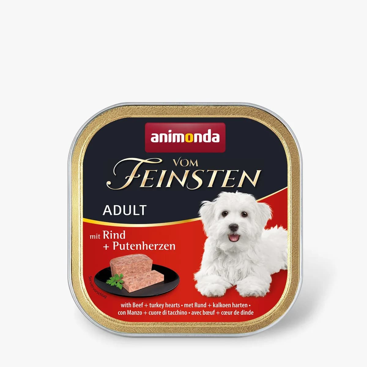 VOM FEINSTEN Adult mit Rind + Putenherzen