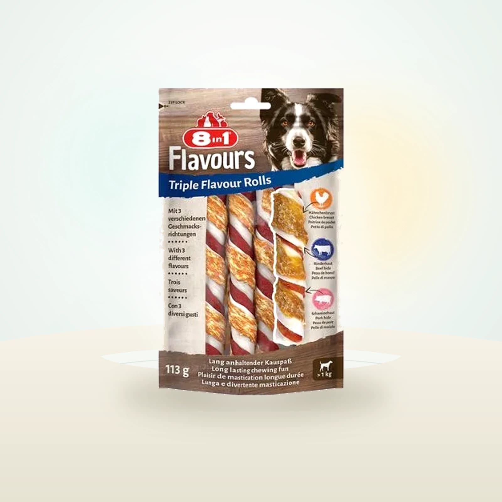 8in1 Triple Flavour Rolls Kaustangen