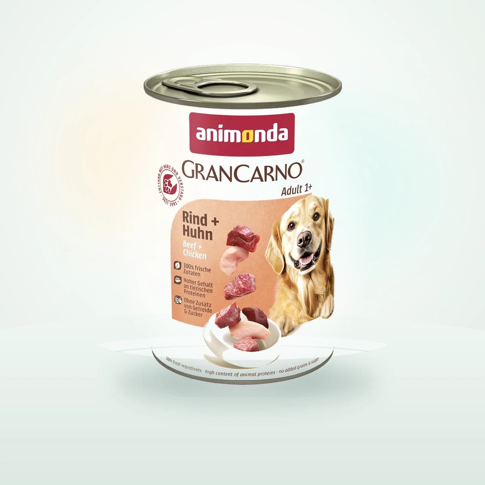 Animonda GranCarno Original nourriture humide pour chien adulte Bœuf et poulet