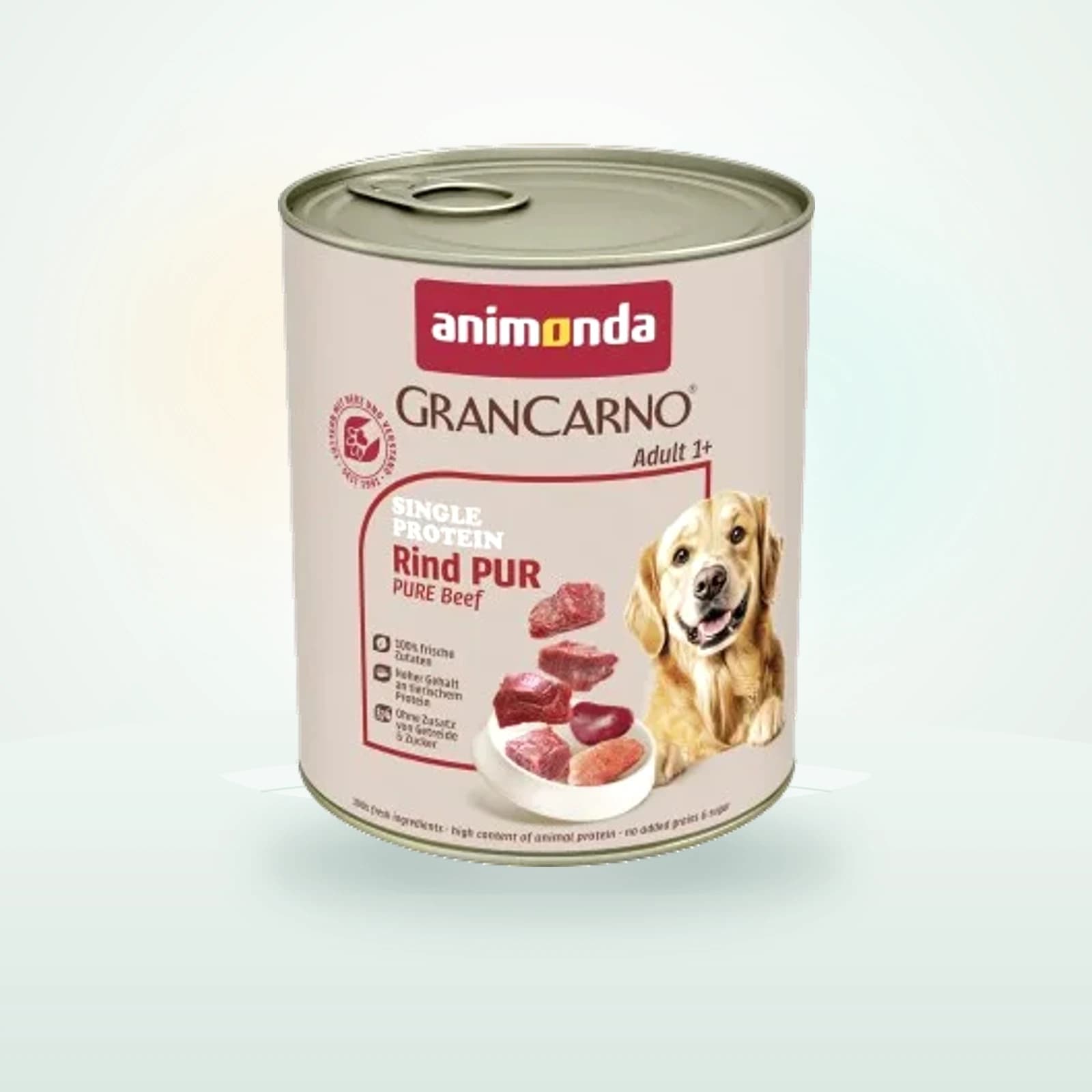 Animonda GranCarno Single Protein nourriture humide pour chien adulte Pur bœuf