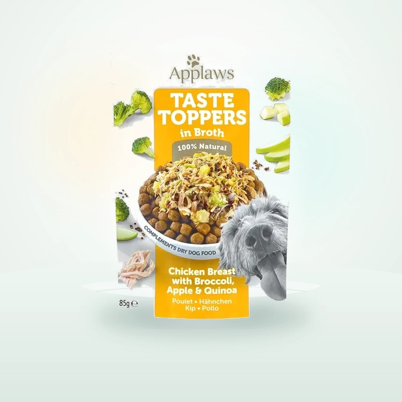 Applaws Taste Toppers Pierś z kurczaka, brokuł i quinoa w bulionie