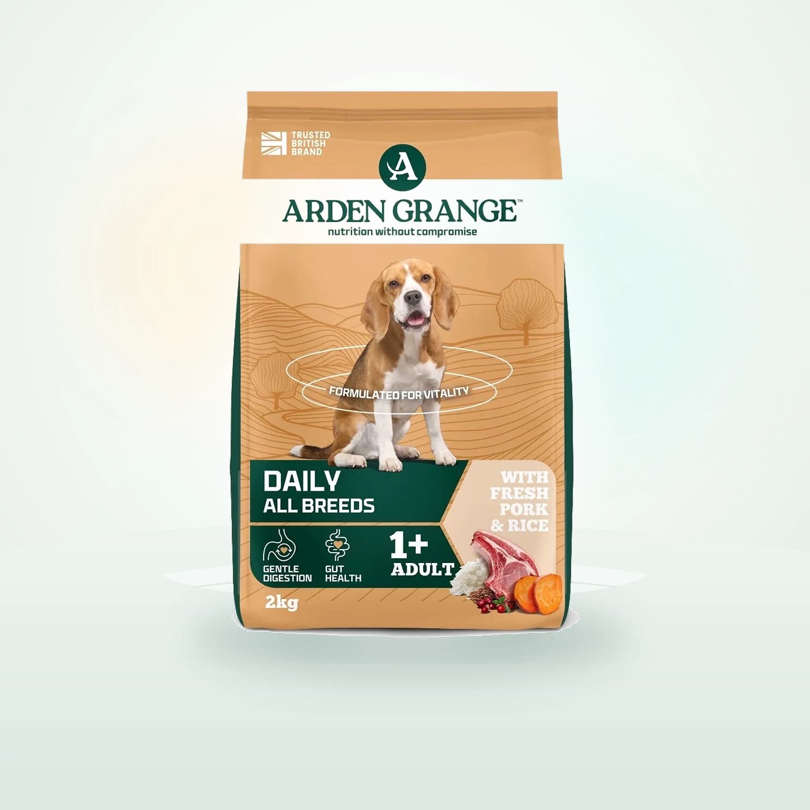 Arden Grange Adult Dry Dog Food with Pork & Rice