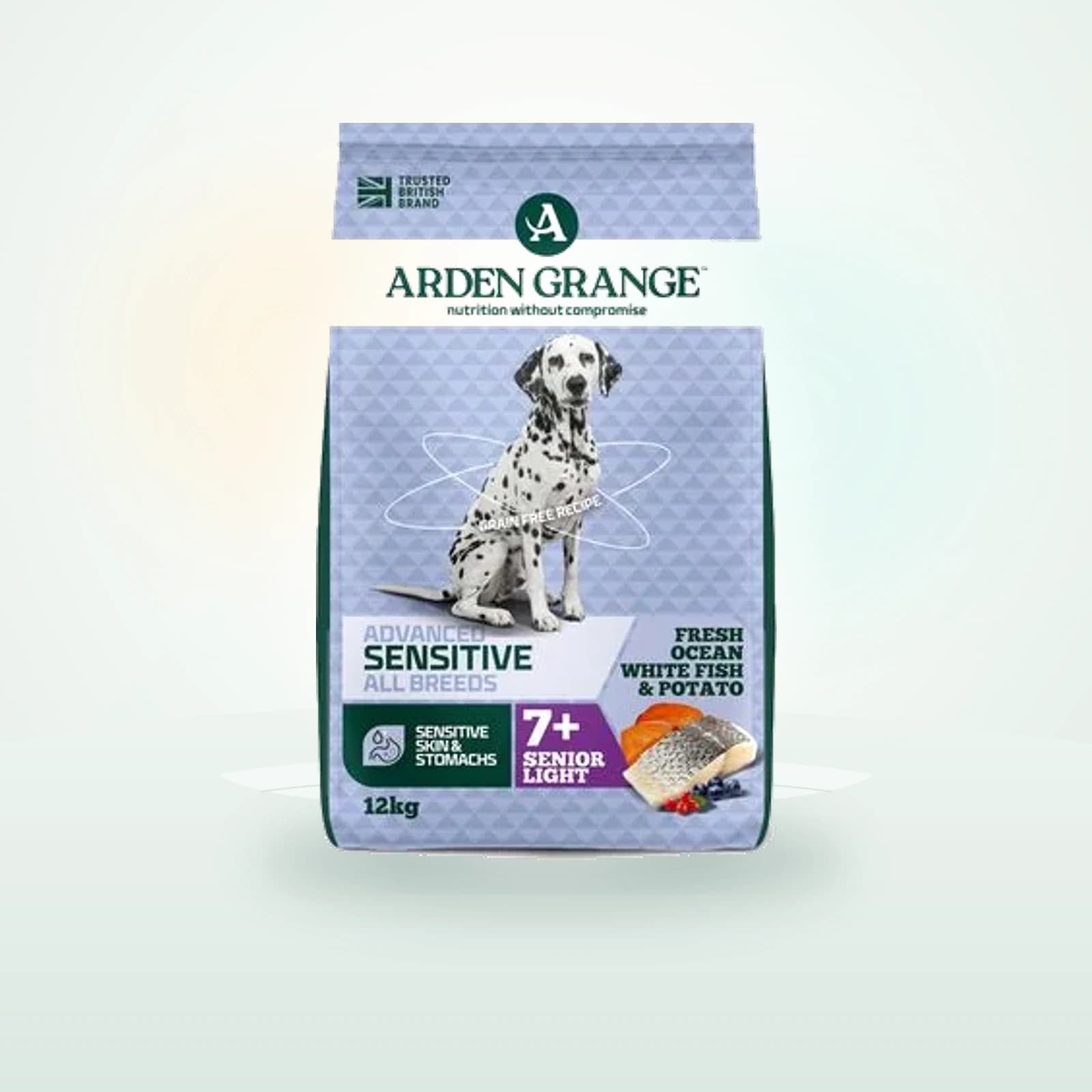 Arden Grange Sensitive 7+ Senior/Light with Fresh Ocean White Fish & Potato