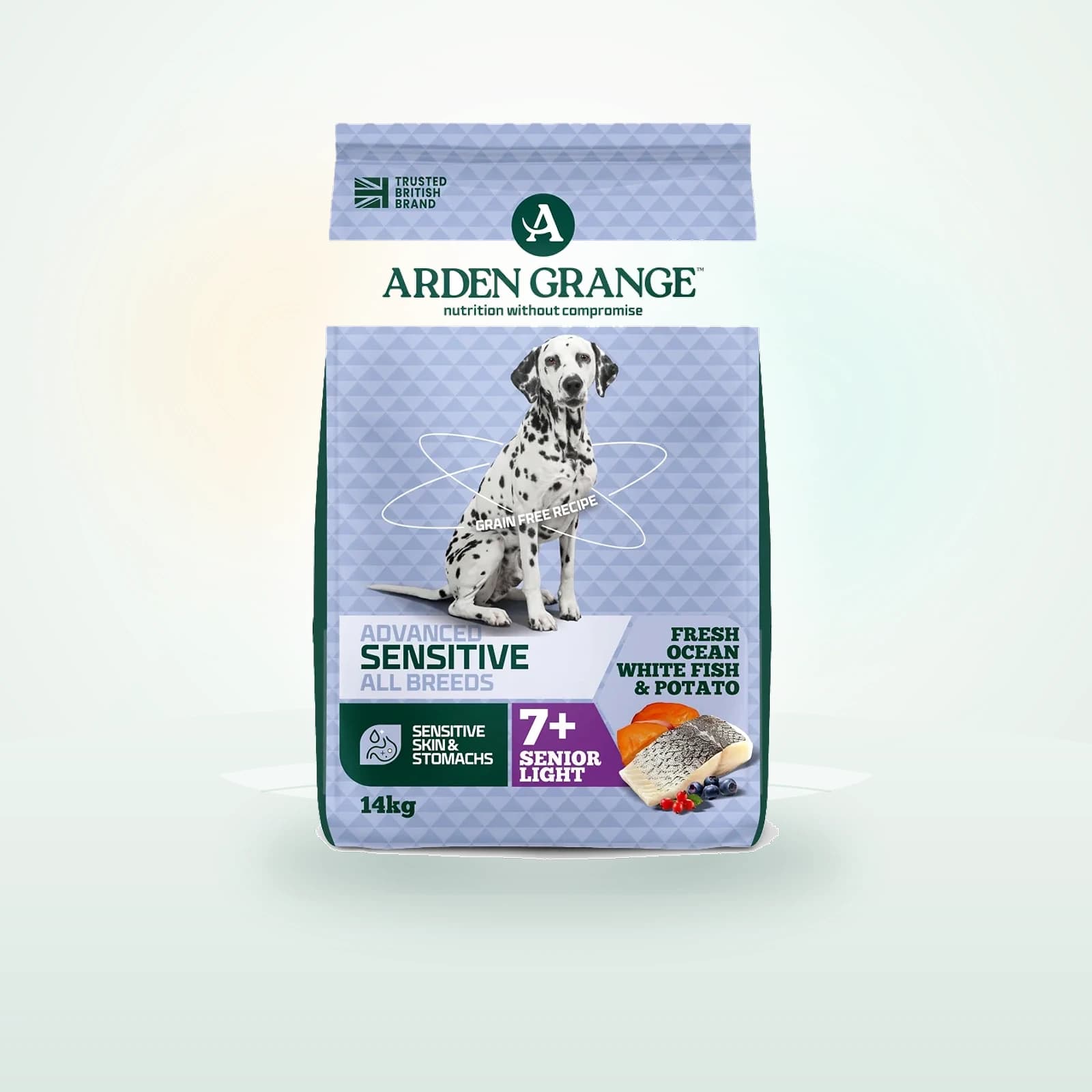 Arden Grange Sensitive Light/Senior Grainfree Ocean White Fish & Potato