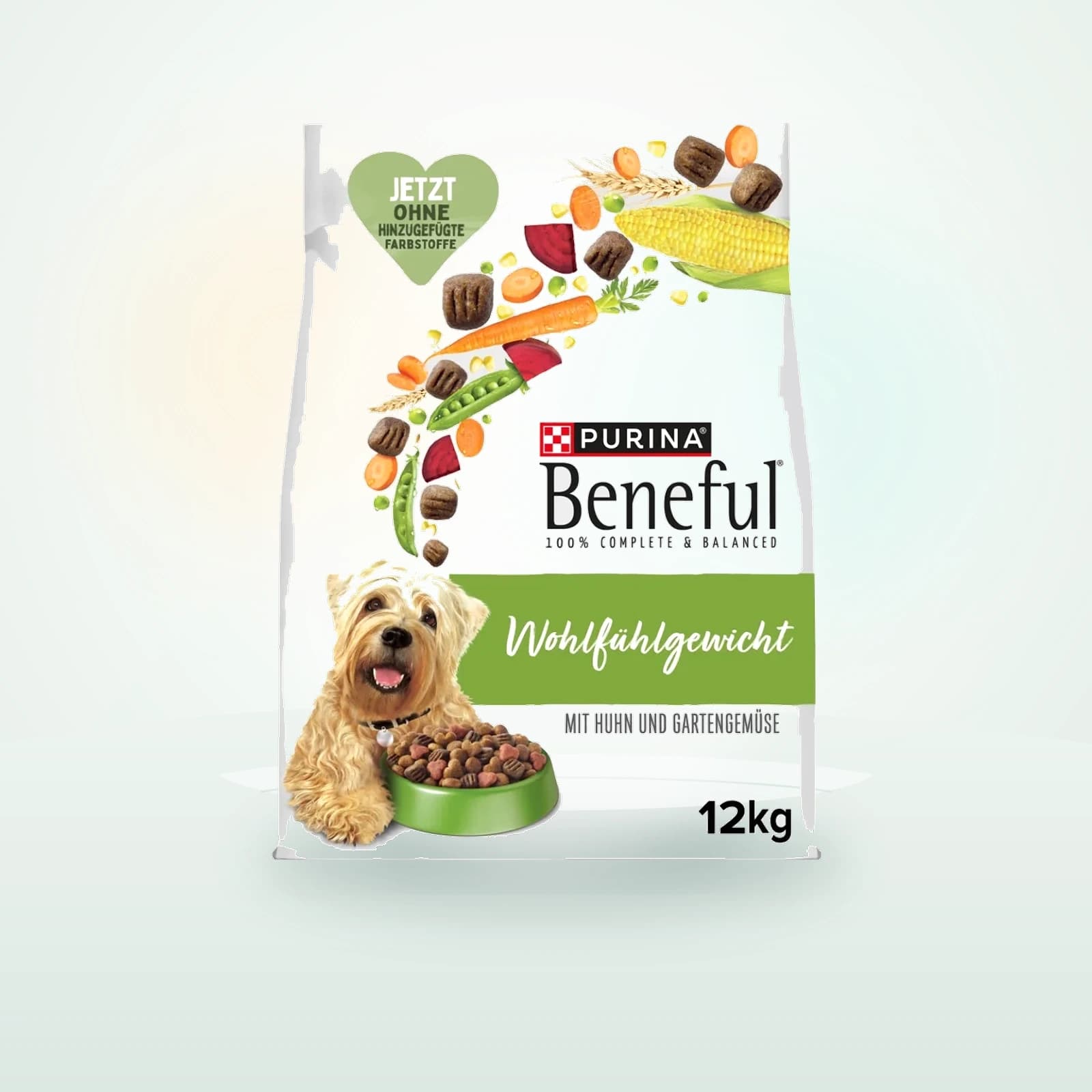 Beneful Purina Croquettes pour chien, Adulte, Poids idéal, Poulet & Légumes du jardin