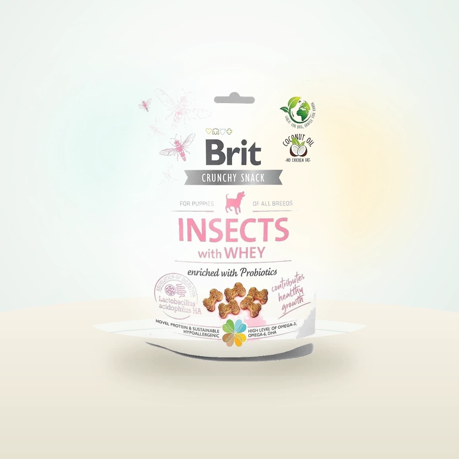 Brit Care Care Dog Crunchy Cracker Puppy Insect przysmaki z insektami dla szczeniąt