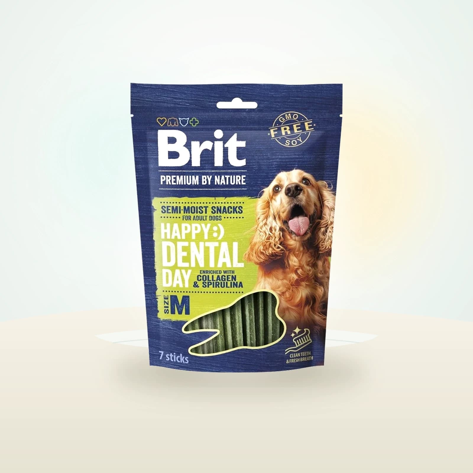 Brit Care Premium Dog Dental Semi-moist Snack M przysmak dentystyczny dla małych i średnich psów