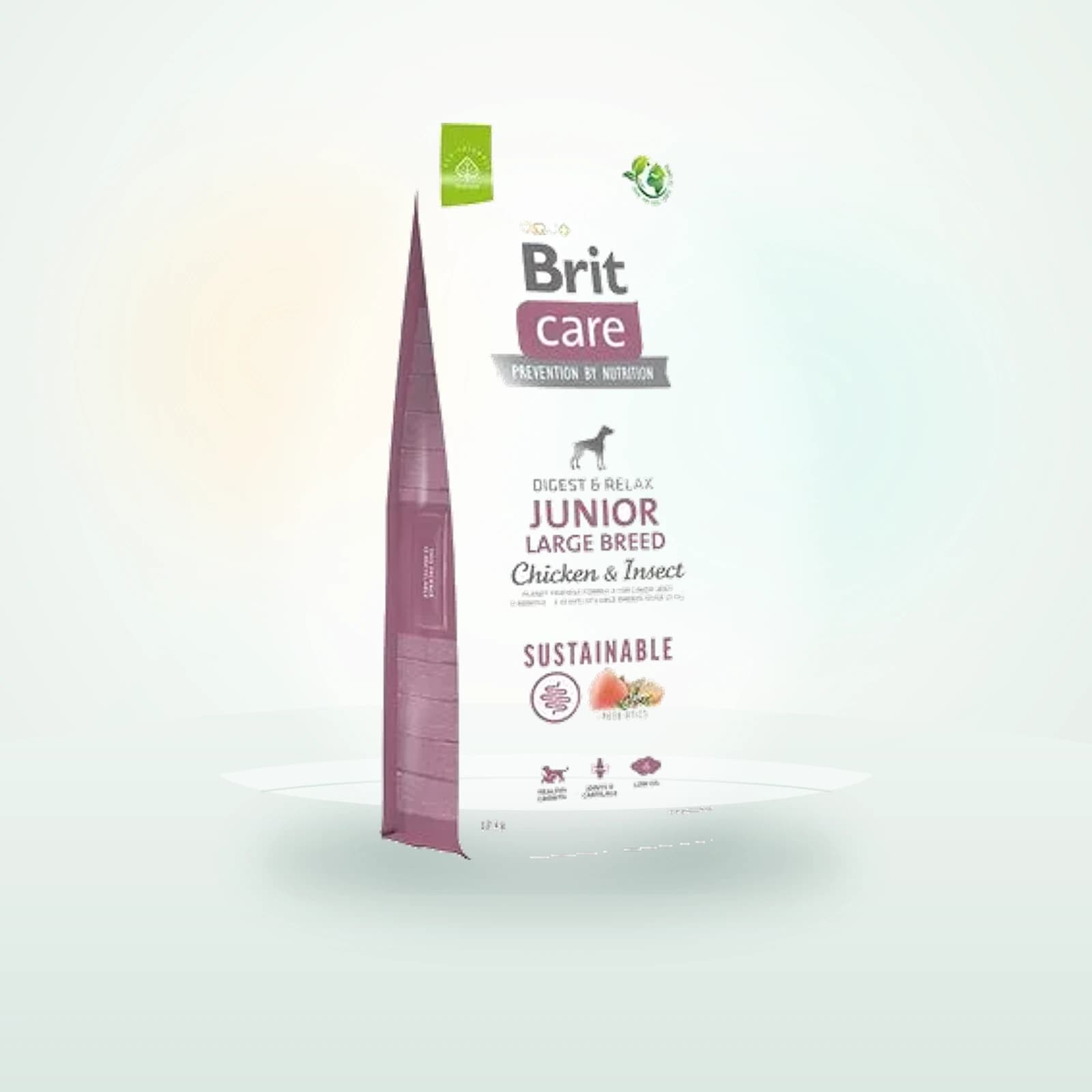 Brit Care Sustainable Junior Large Breed com frango e insetos
