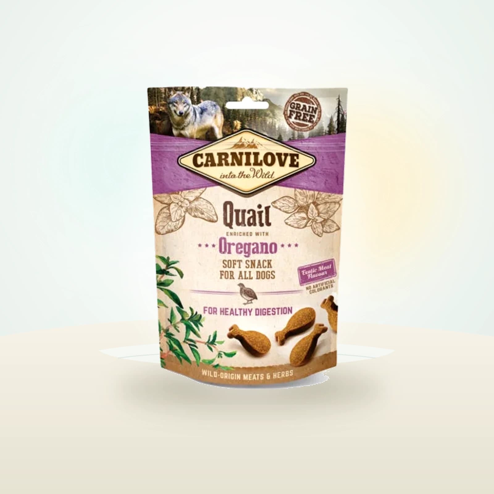 Carnilove Galletas Soft Codorniz y Oregano