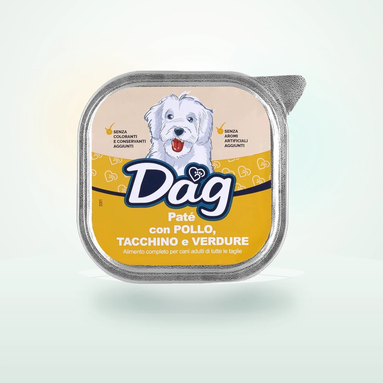 Dag Dog Adult All breeds Patè con Pollo, tacchino e verdure