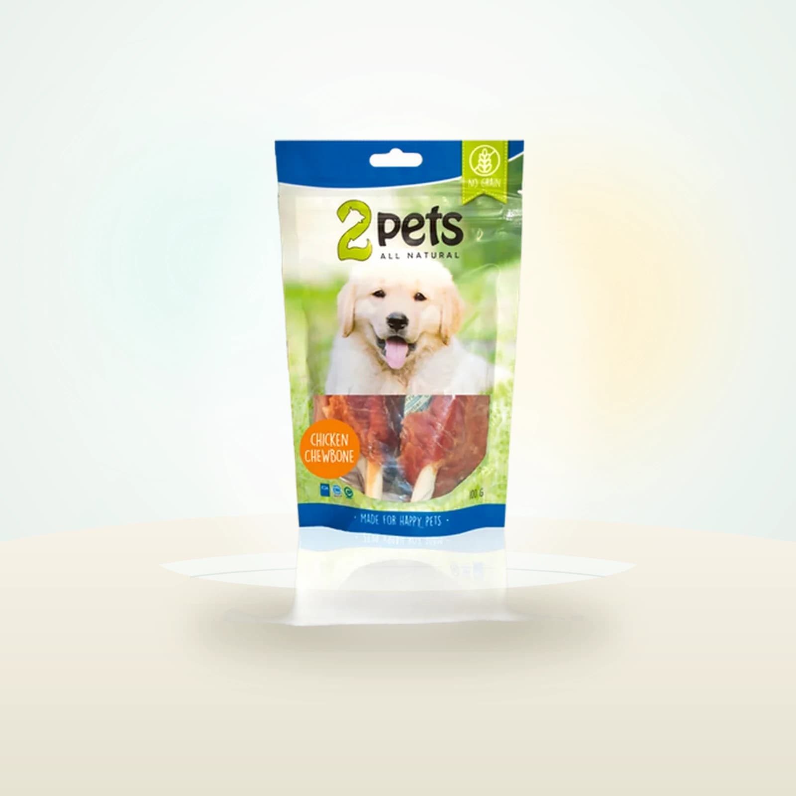 Dogsnack Chicken Chewbone V512863 2pets Dogsnack kyllingtyggebein