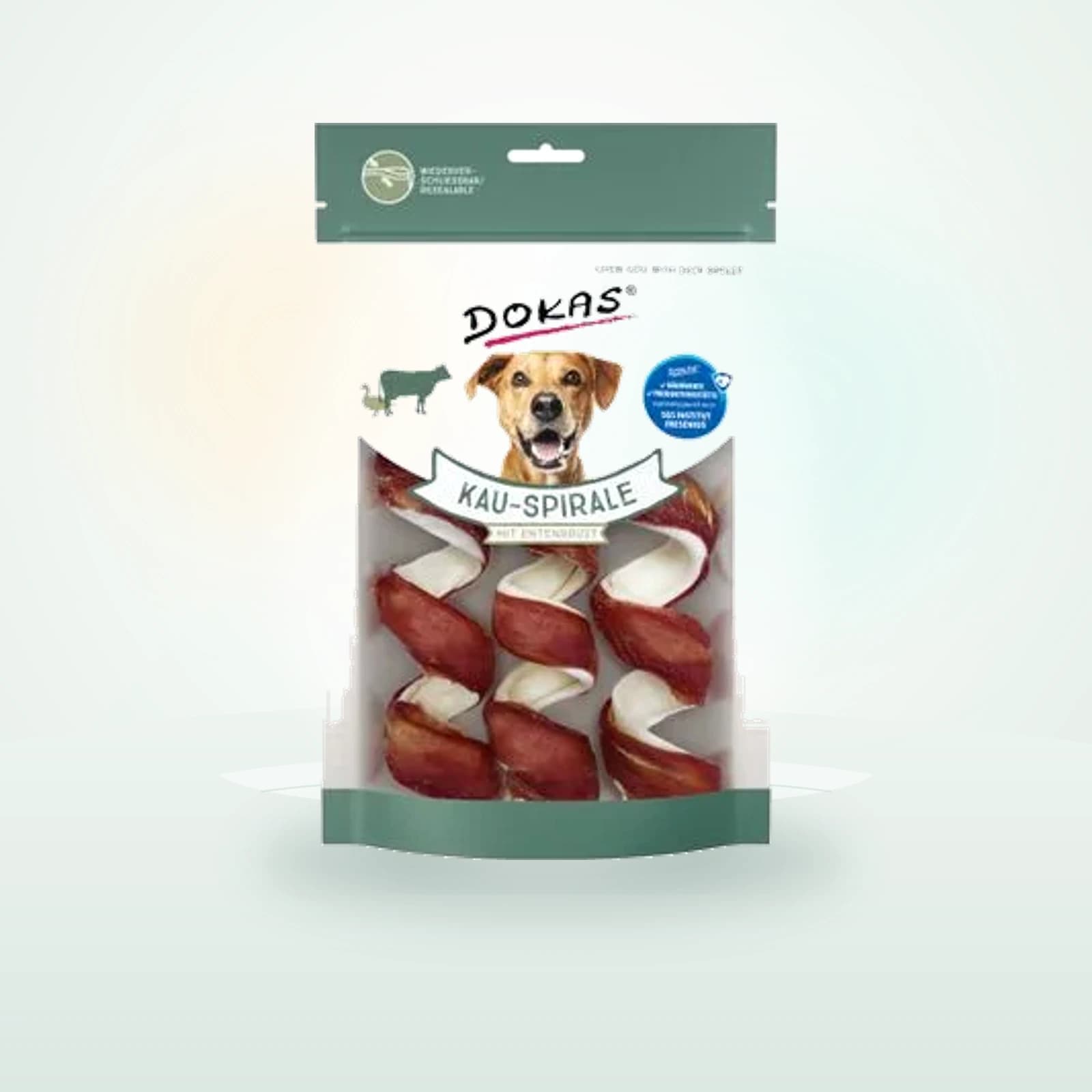 Dokas Spirale à mâcher à la poitrine de canard