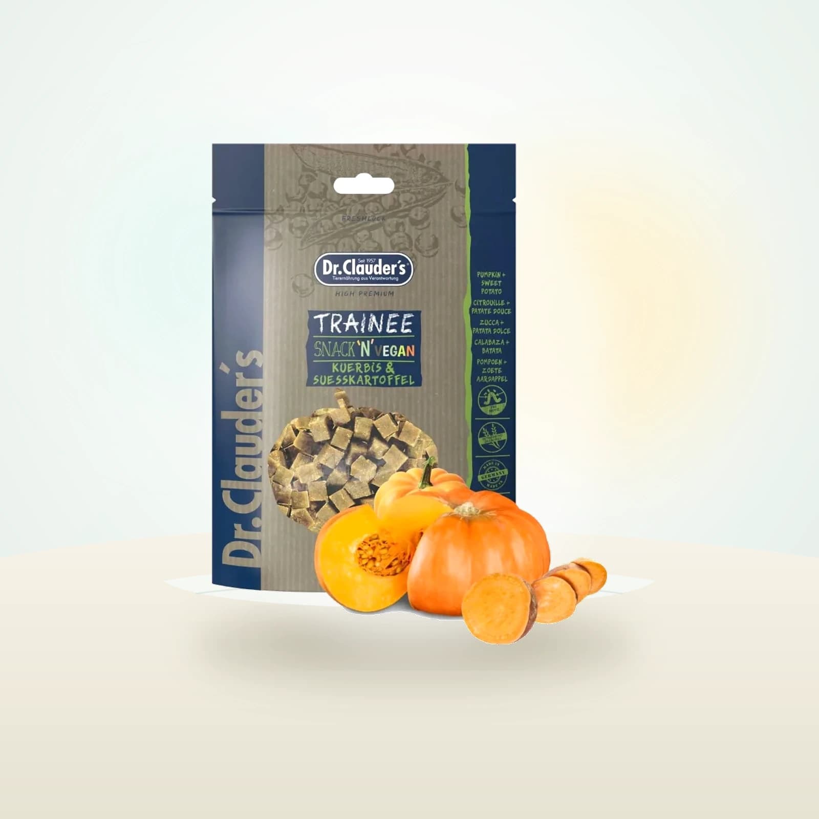 Dr. Clauder's Trainee Snack Vegan Kürbis & Süßkartoffel