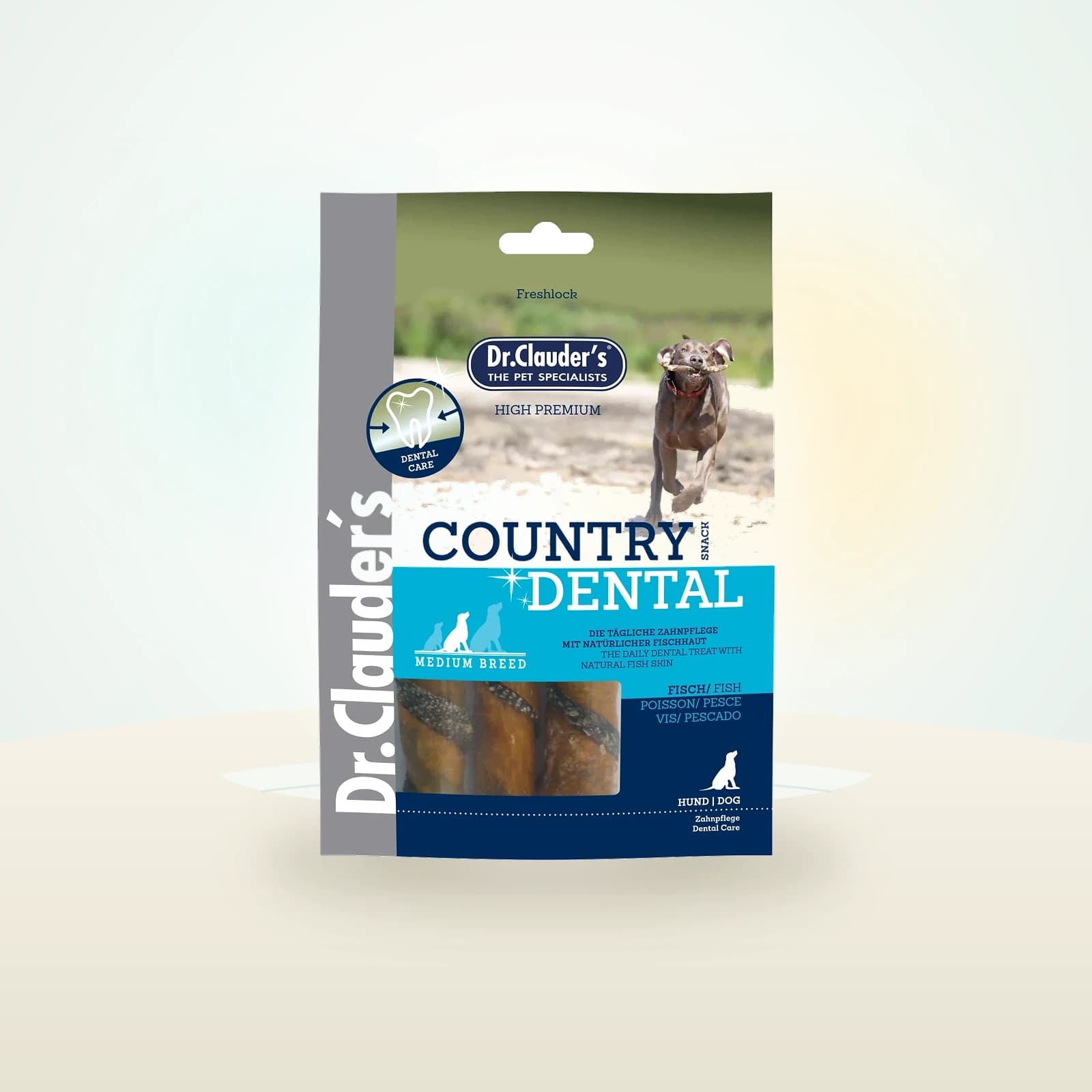 Dr.Clauder solutions for pets GmbH Dr.Clauder's Country Dental Snack Fish - Medium Breed