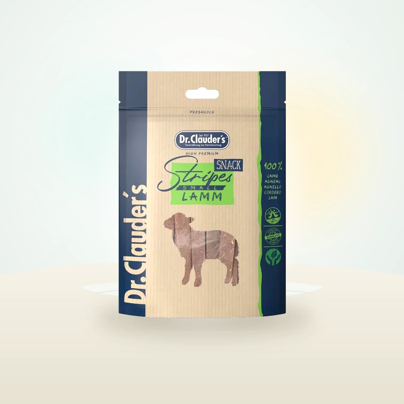 Dr.Clauder solutions for pets GmbH Dr.Clauder´s Stripes Snack Lamm Small