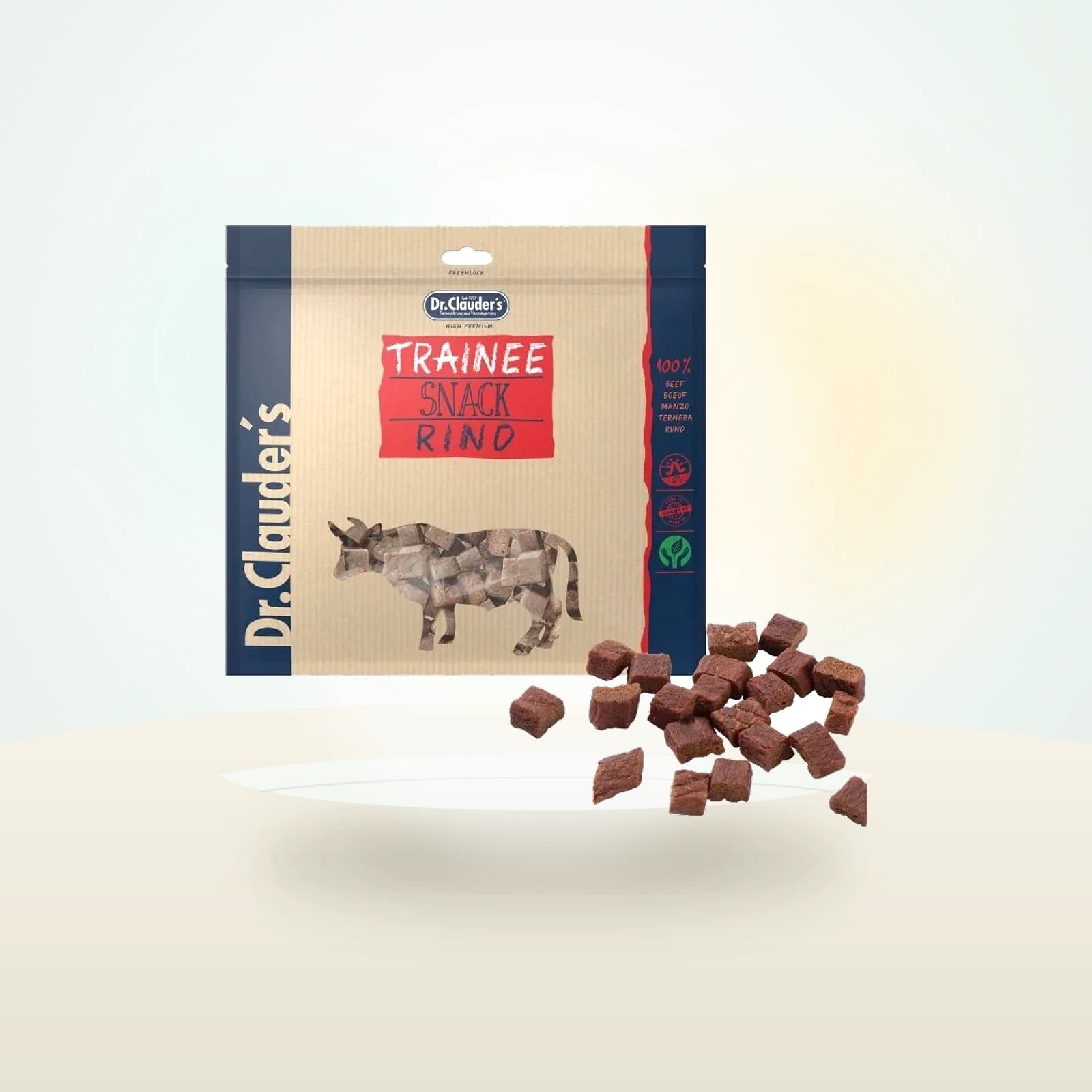 Dr.Clauder solutions for pets GmbH Dr.Clauder´s Trainee Snack Rind