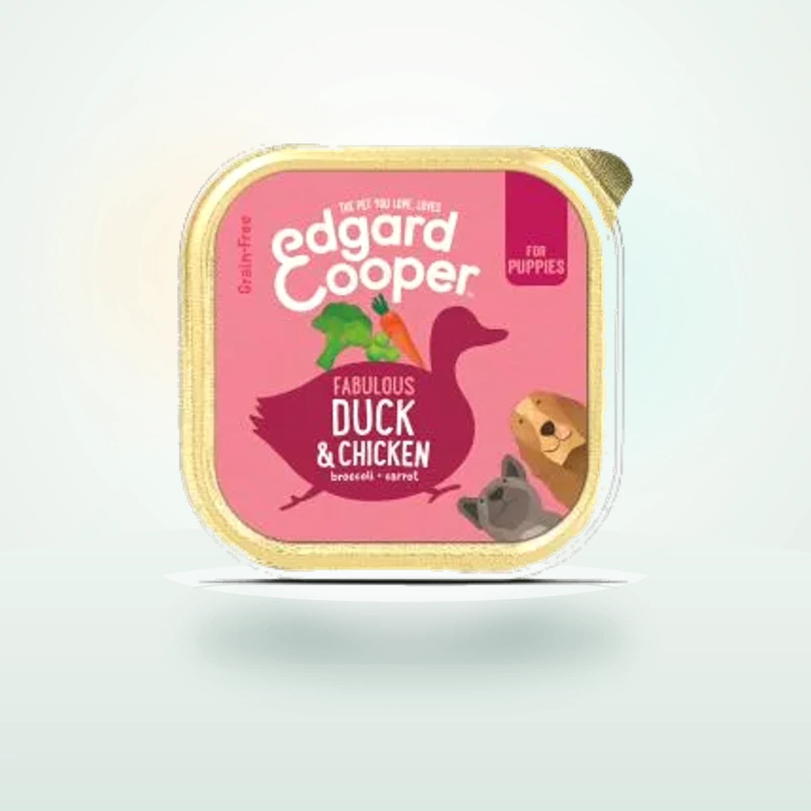 Edgard & Cooper Chicken Puppy - Hondenvoer - Eend Kip Broccoli Graanvrij