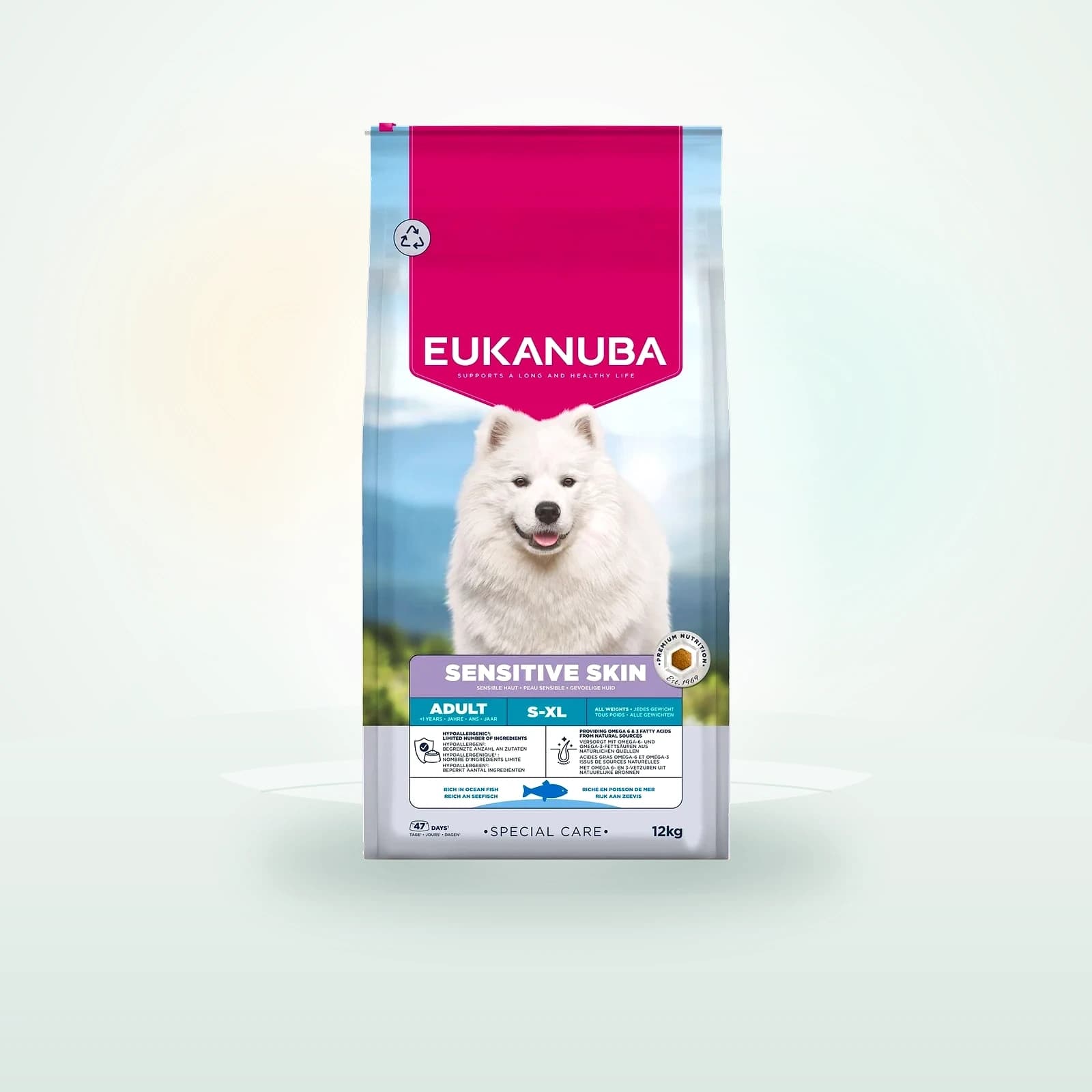 Eukanuba Dog Special Care Adult Sensitive Skin All Breeds Torrfoder till Hund