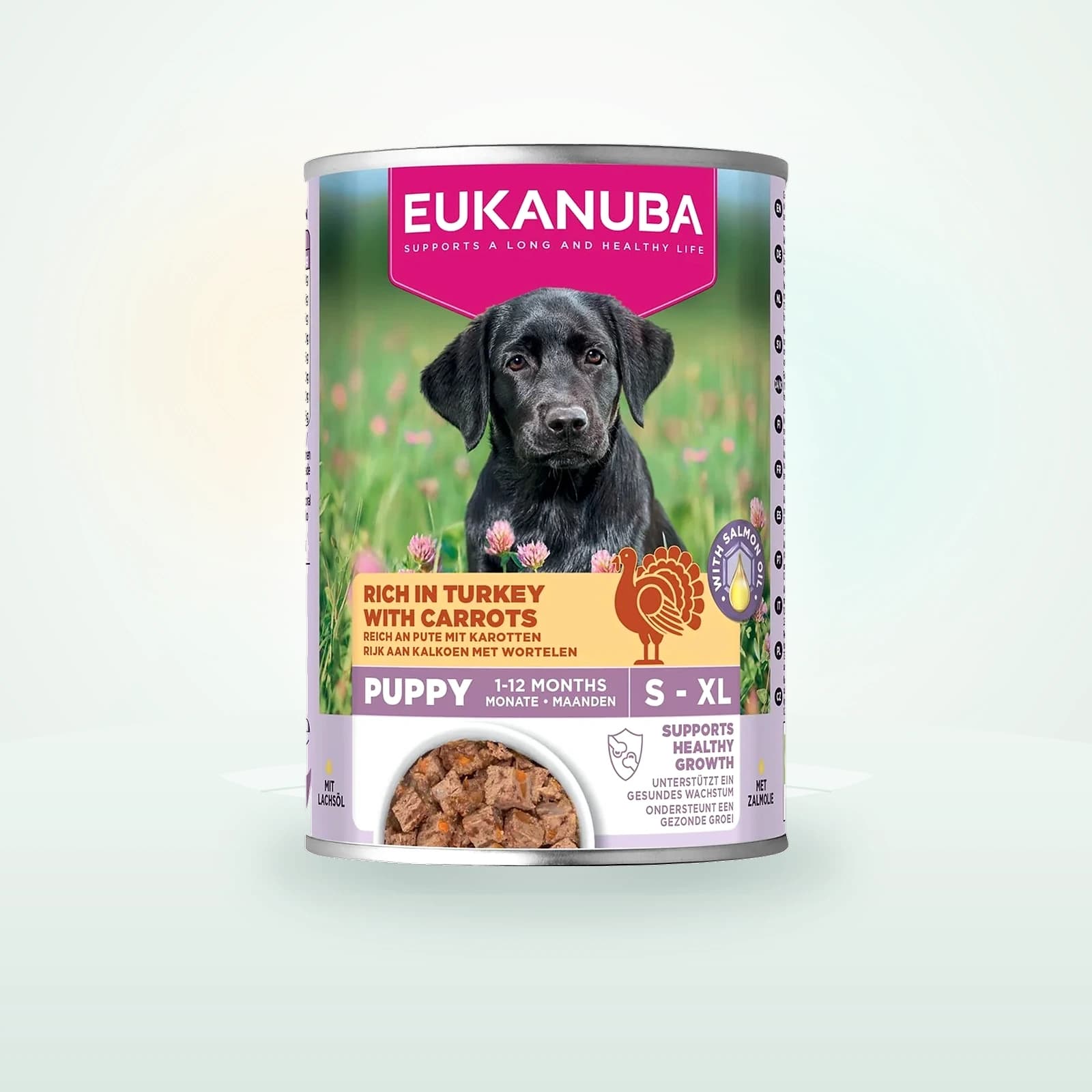 Eukanuba Dog Wet Puppy Turkey with Carrots Våtfoder till Valp