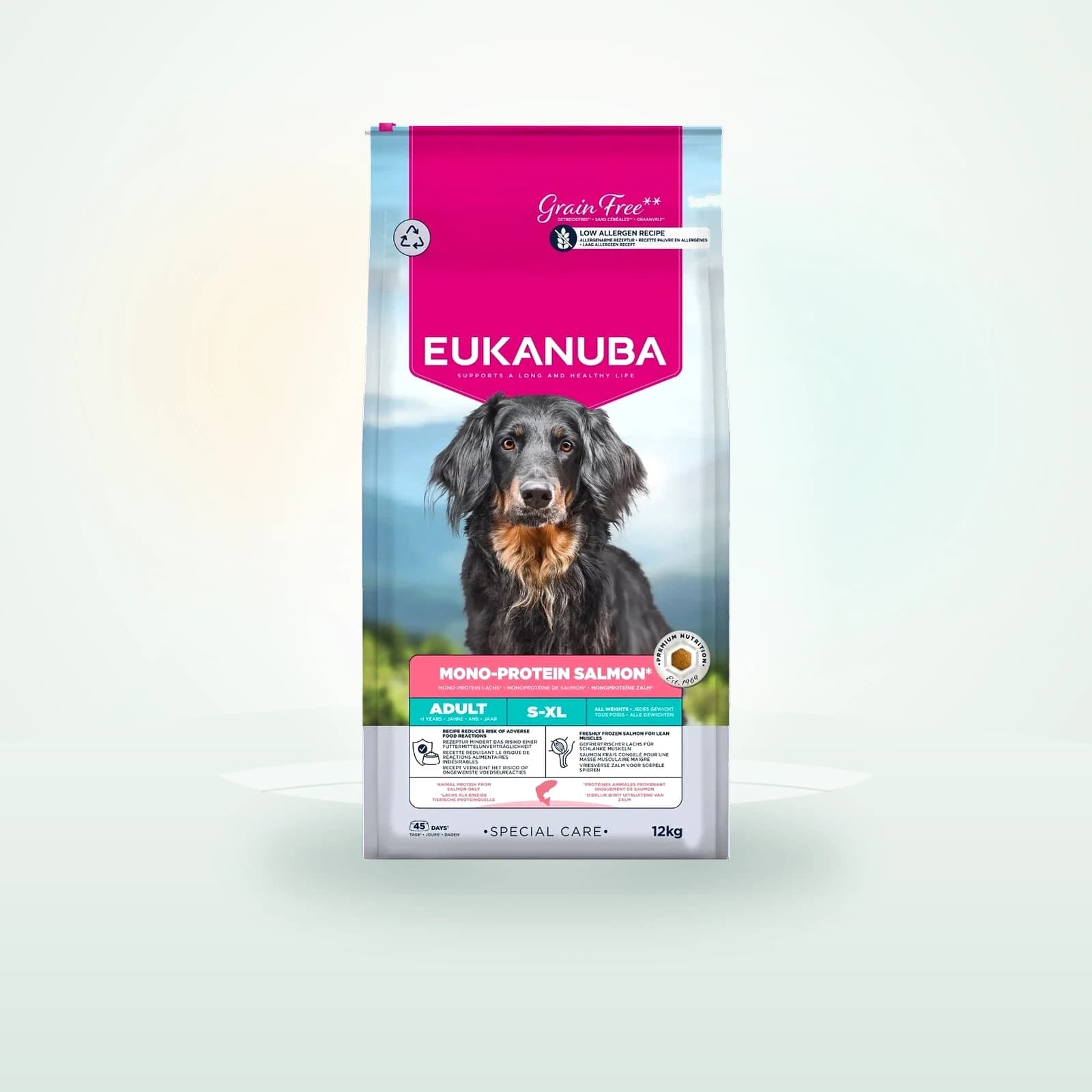 Eukanuba Mono-Protein Hypoallergenic Dry Dog Food for Adult Dogs with Salmon