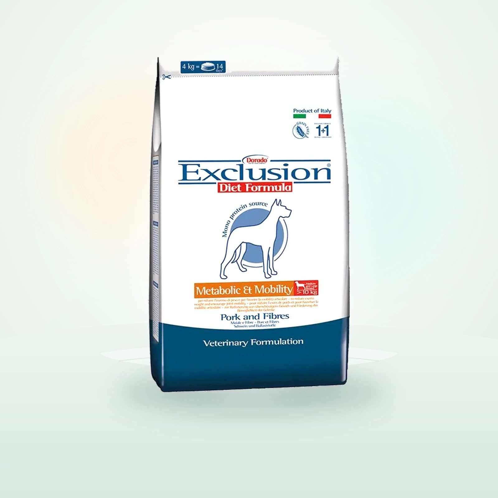 Exclusion Hundfoder Exclusion Metabolic & Mobility Pork & Fiber Medium/Large
