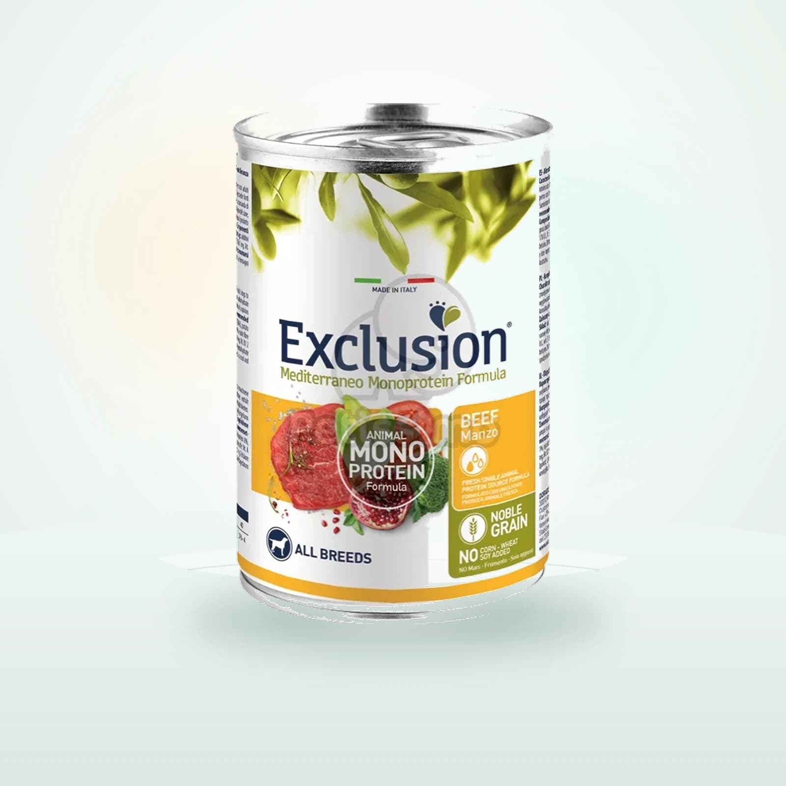 Exclusion Mediterraneo Monoprotein Formula All Breeds kutyakonzerv - marha