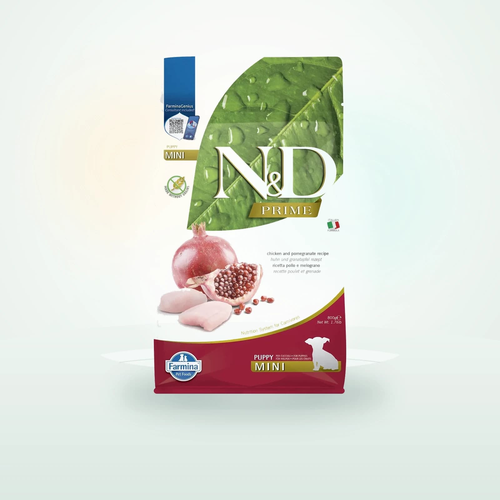 Farmina N&D Prime Puppy Mini chicken and pomegranate kurczak i granat, karma dla szczęniąt małych ras