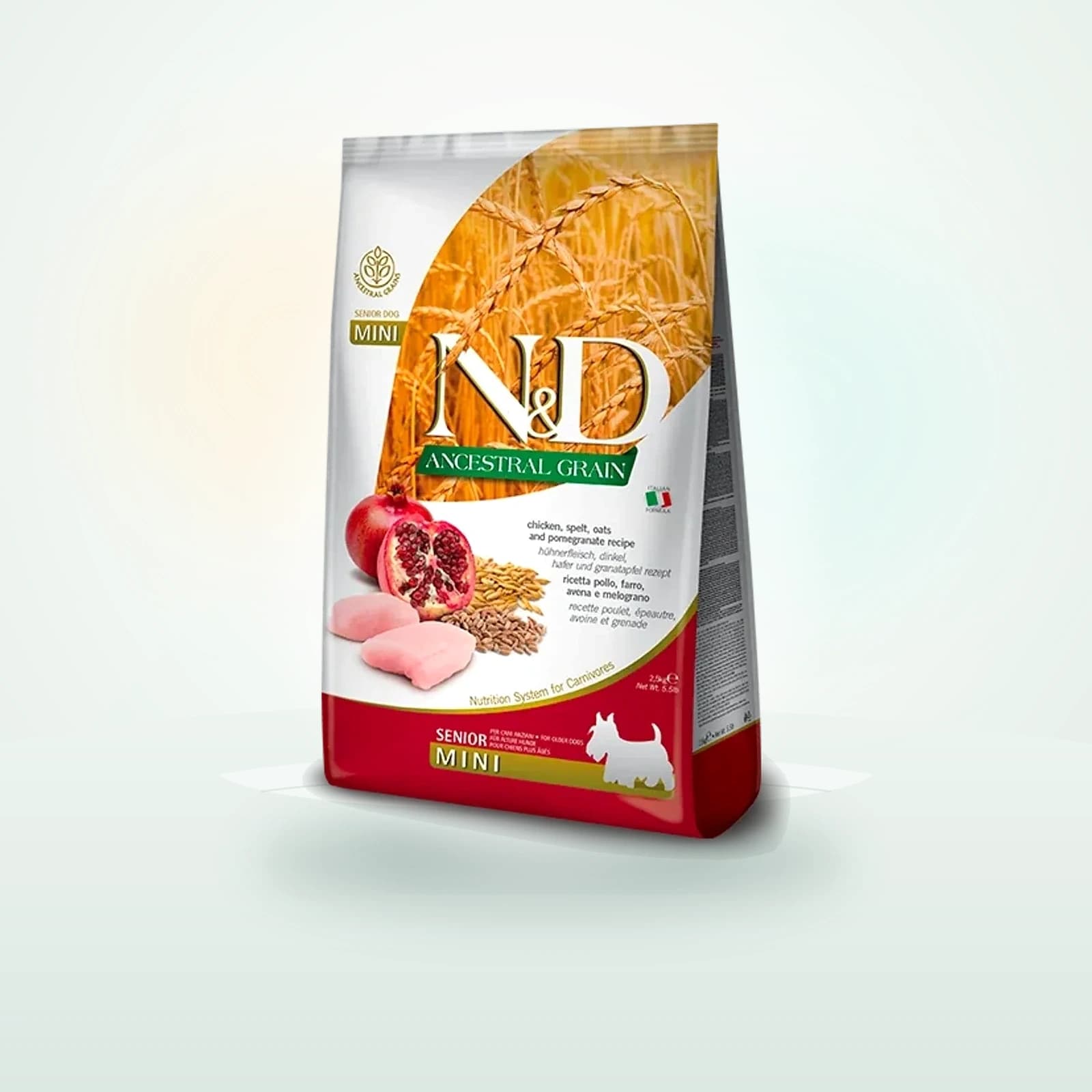 Farmina N&D Ancestral Grain Chicken & Pomegranate Senior mini