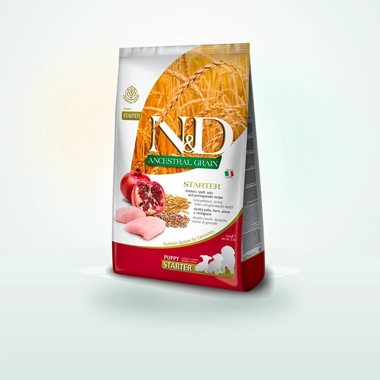 Farmina N&D Ancestral Grain Chicken & Pomegranate Starter Puppy