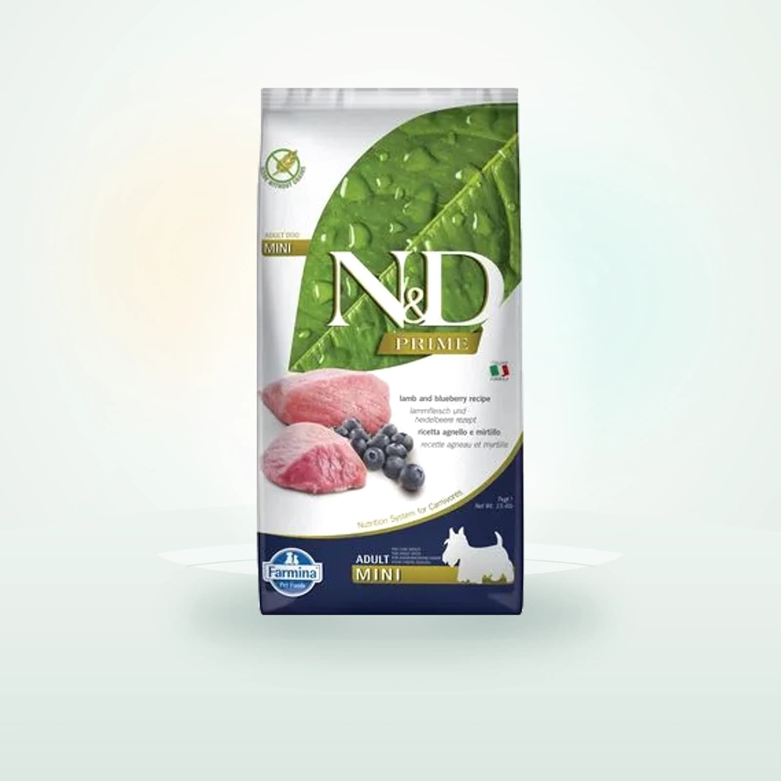 Farmina N&D Grain Free Mini Lamm & Heidelbeere