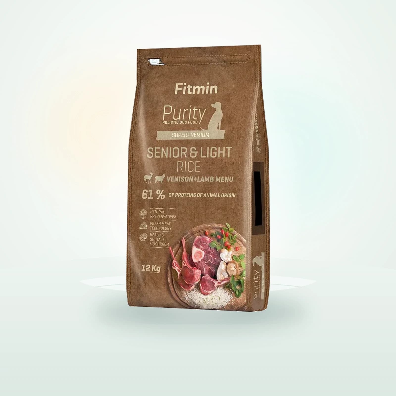 FITMIN Dog Purity Rice Senior & Light med hjort & lamm