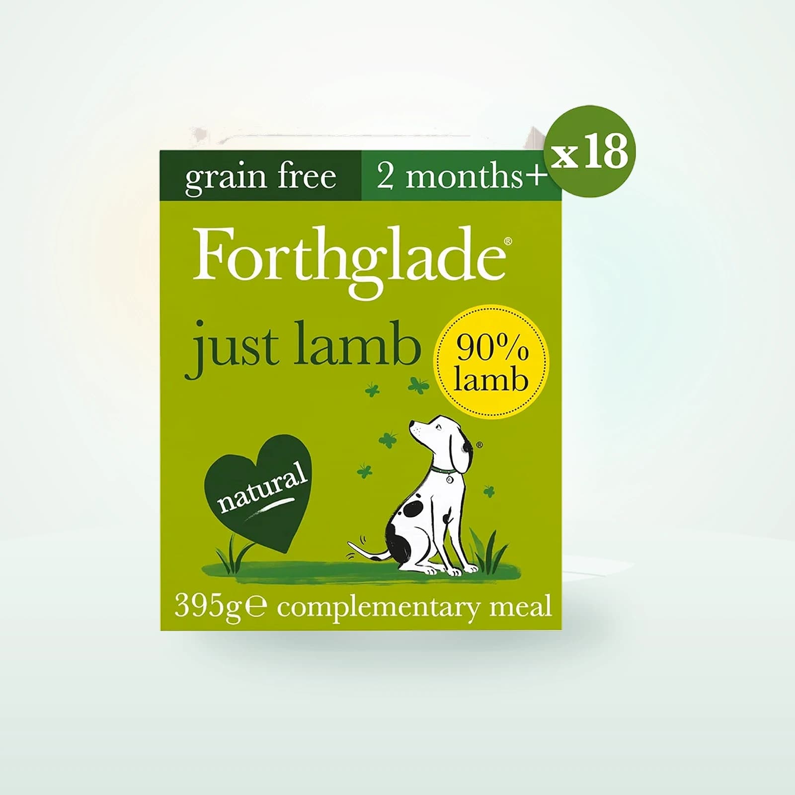 Forthglade Grain Free Complementary Wet Adult Dog Food Lamb
