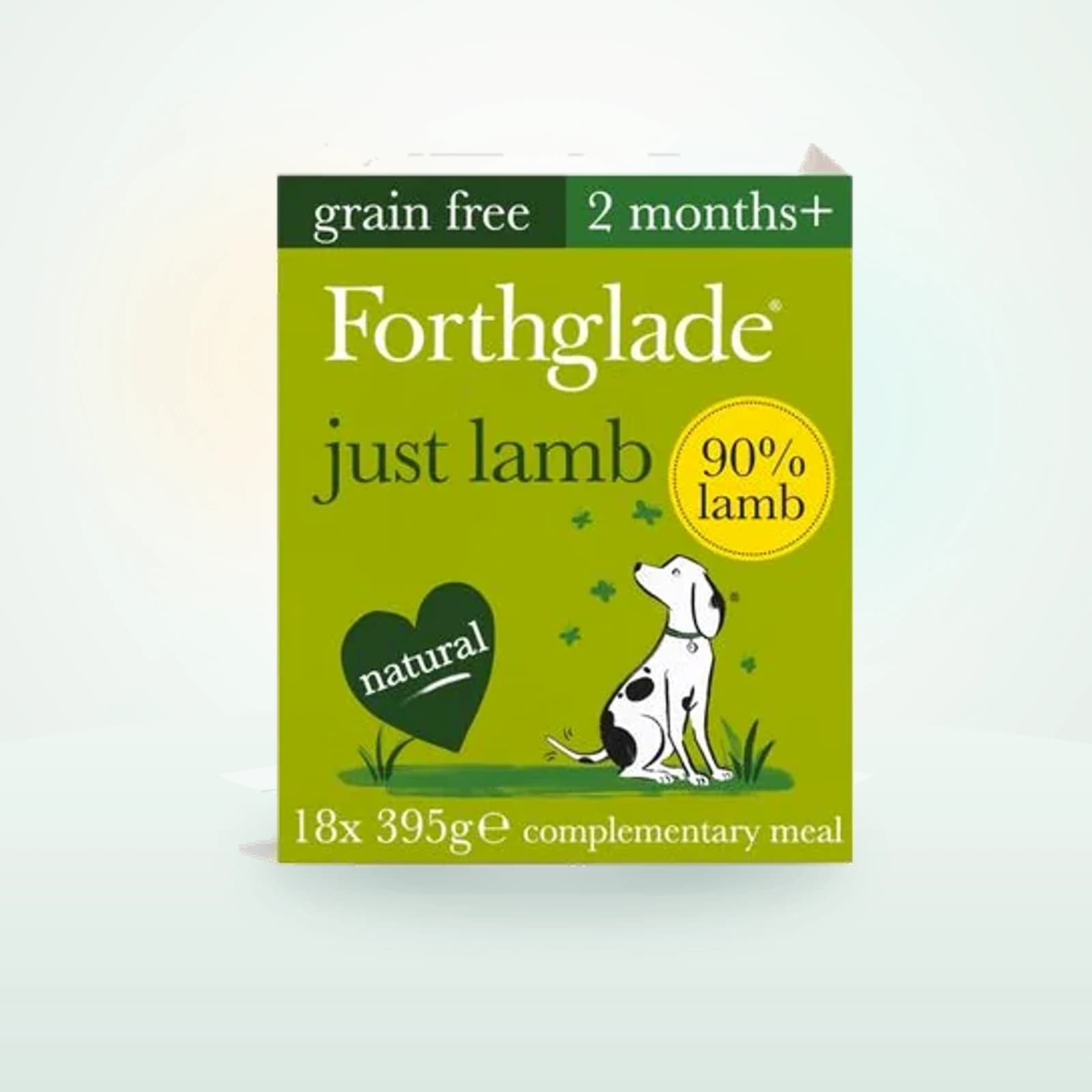 Forthglade Just Grain-Free Natural Wet Dog Food - Just Lamb