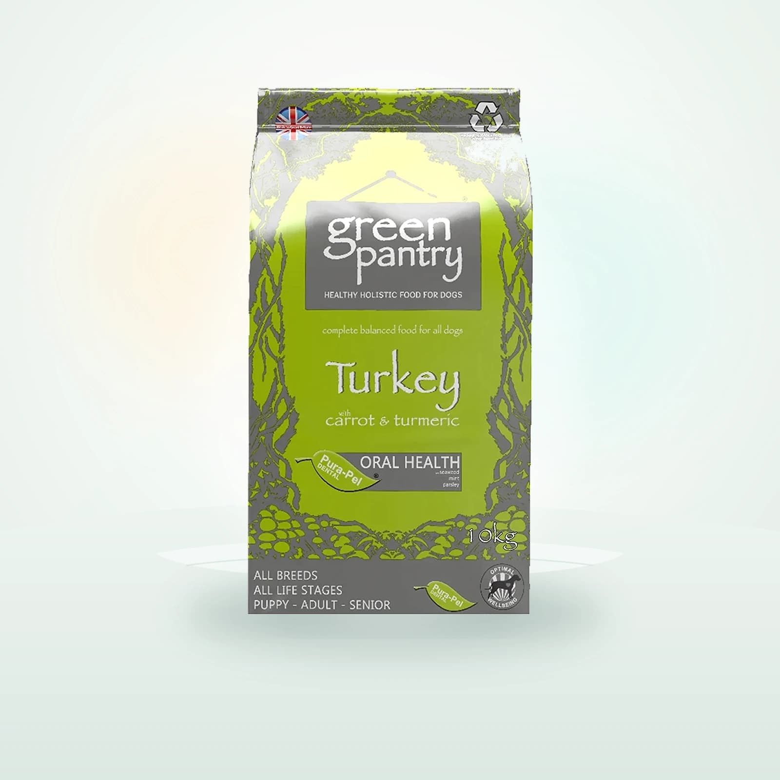 Green Pantry Adult Dry Dog Food Turkey with Carrot & Turmeric