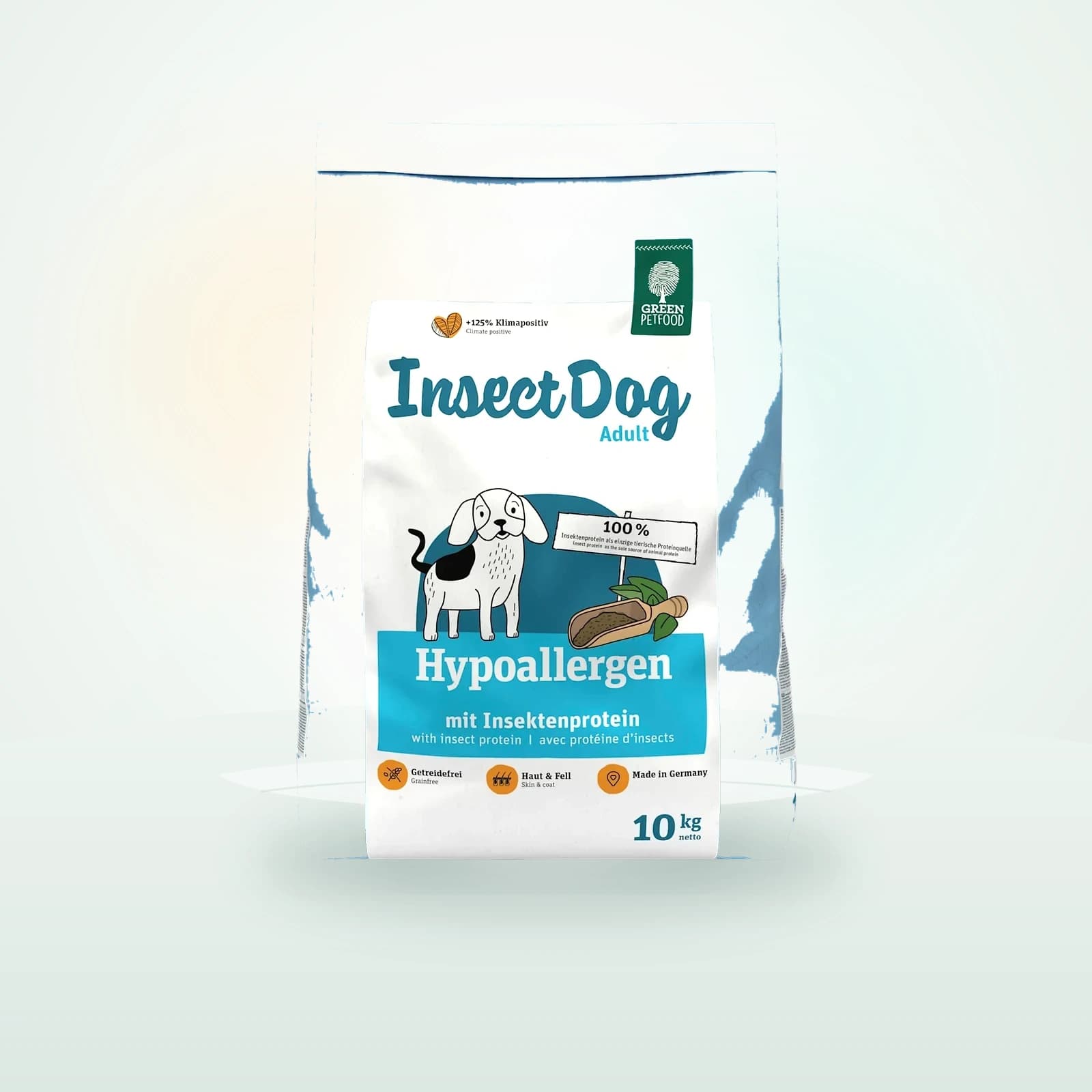 Green Petfood Hypoallergen mit Insektenprotein, Insect Dog, Adult